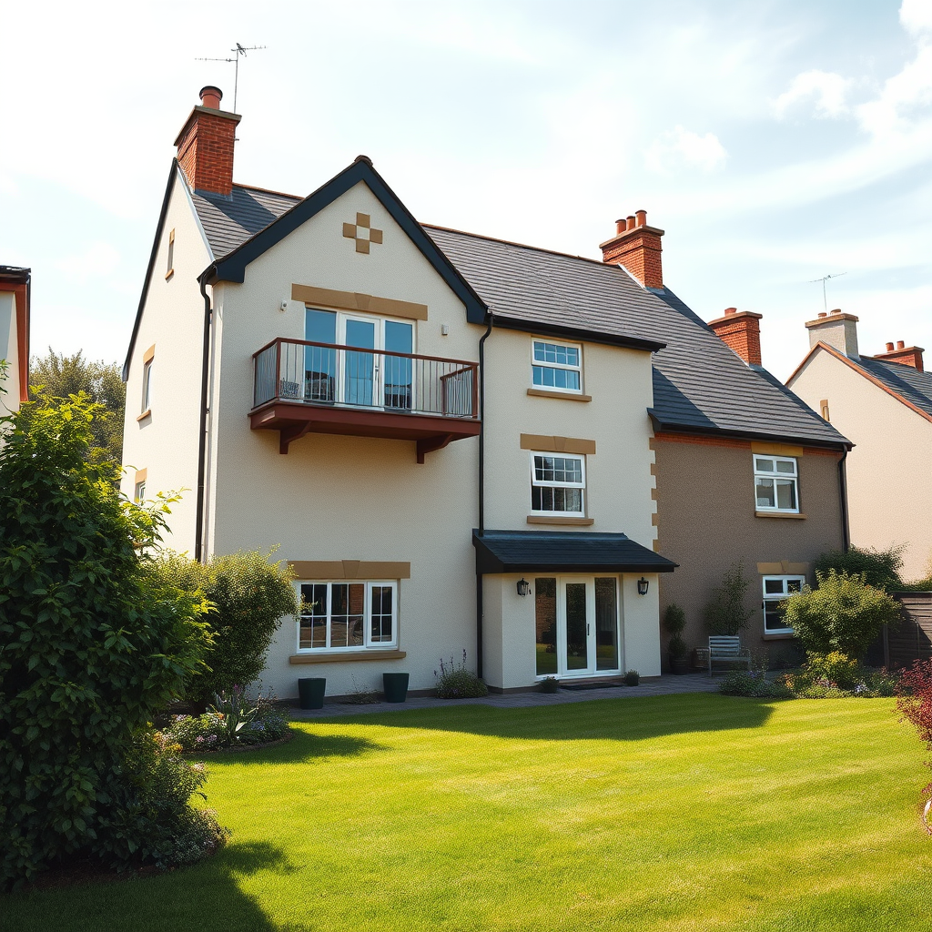 Five-bedroom semi-detached near Chepstow with garden-view balcony priced at £600k
